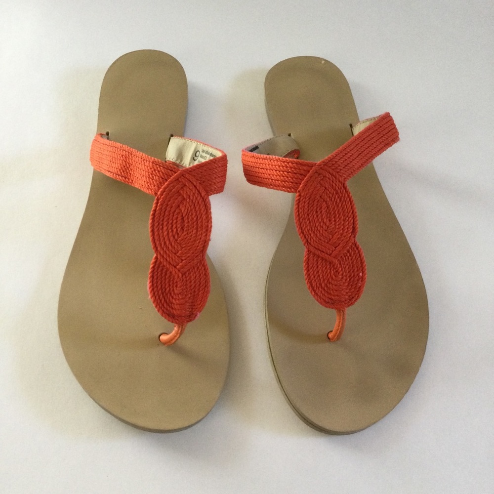 Urban Outfitters Orange Sandals Size 9